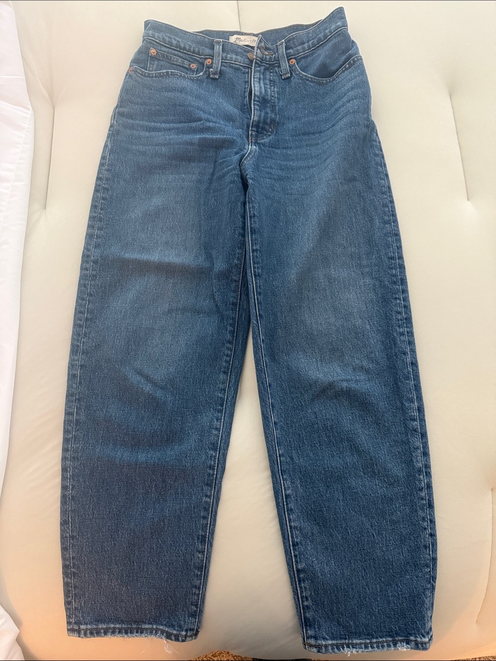 Madewell womens Dark Blue Relaxed Jeans